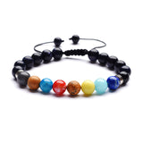 Men Bracelet for Men Women  Natural Stone Beaded  Chakra Yoga  Bracelet Universe  Solar System Planets Bracelets Charm Jewelry