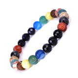 Men Bracelet for Men Women  Natural Stone Beaded  Chakra Yoga  Bracelet Universe  Solar System Planets Bracelets Charm Jewelry